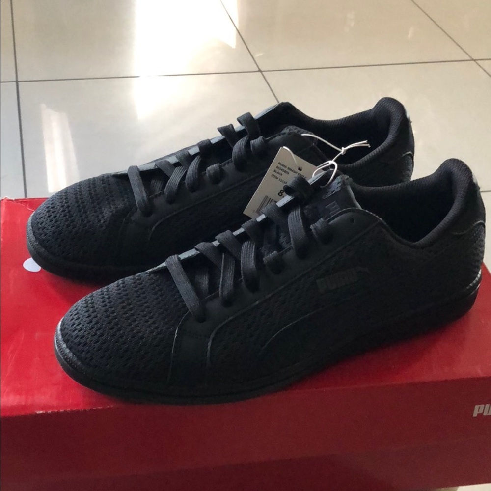 🆕✨Men’s Black Puma Smash Knit C - Picture 3 of 3
